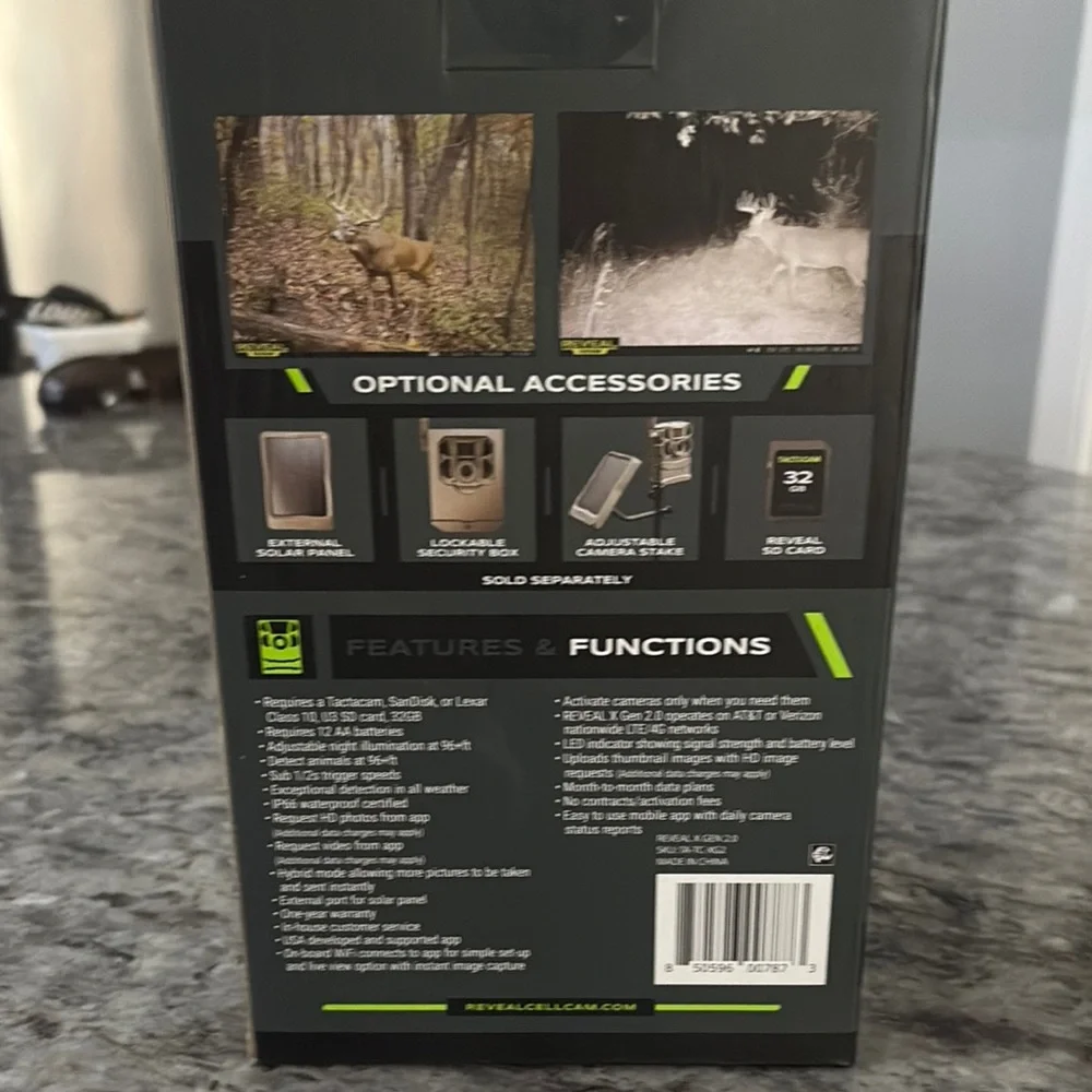 Reveal X Gen 2.0 Cellular Camera - Black